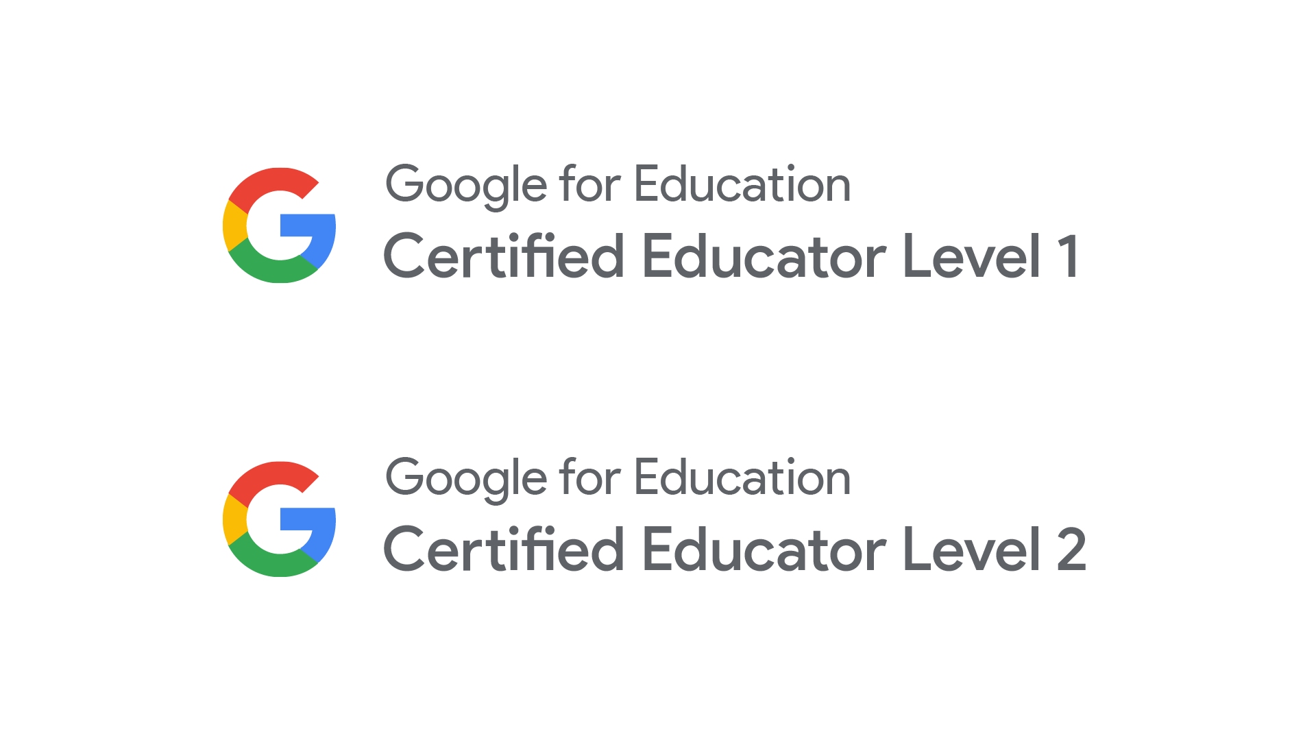 Google Certified Educator Level 1 dan Level 2: Ini bedanya